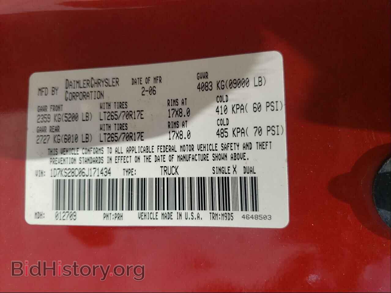 2006 DODGE RAM 2500 - VIN: 1D7KS28C06J171434 - Photo 10