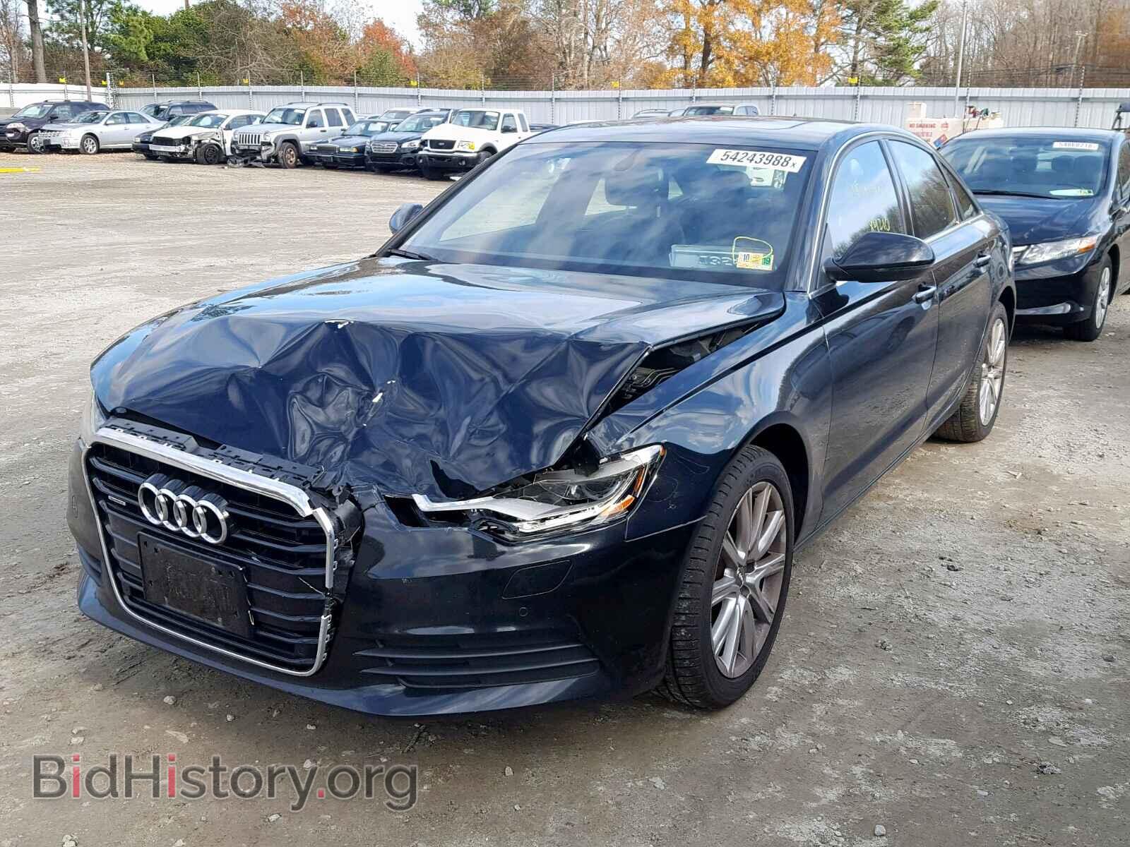 2013 AUDI A6 - VIN: WAUGFAFC7DN100428 - Фото 2