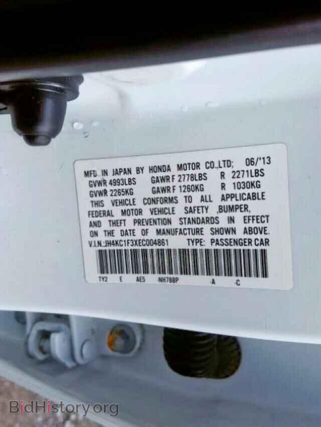 2014 ACURA RLX - VIN: JH4KC1F3XEC004861 - Фото 10