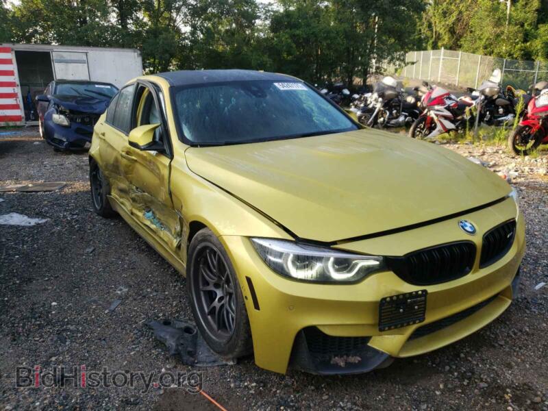 2018 BMW M3 (VIN WBS8M9C54J5J79966) — photo 1 of 10, Copart, damage: side