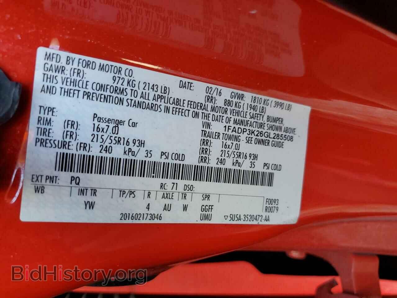 2016 FORD FOCUS - VIN: 1FADP3K26GL285508 - Photo 13