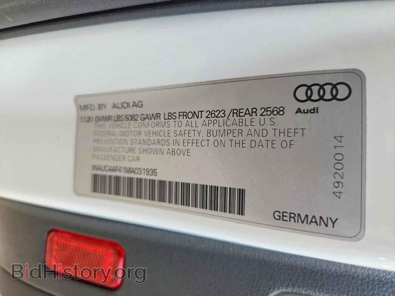 2021 AUDI S4/RS4 - VIN: WAUC4AF41MA031935 - Photo 13