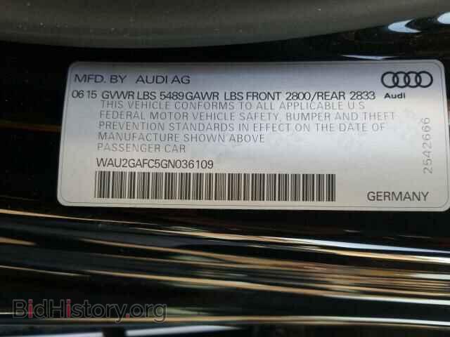 2016 AUDI A7 - VIN: WAU2GAFC5GN036109 - Фото 10