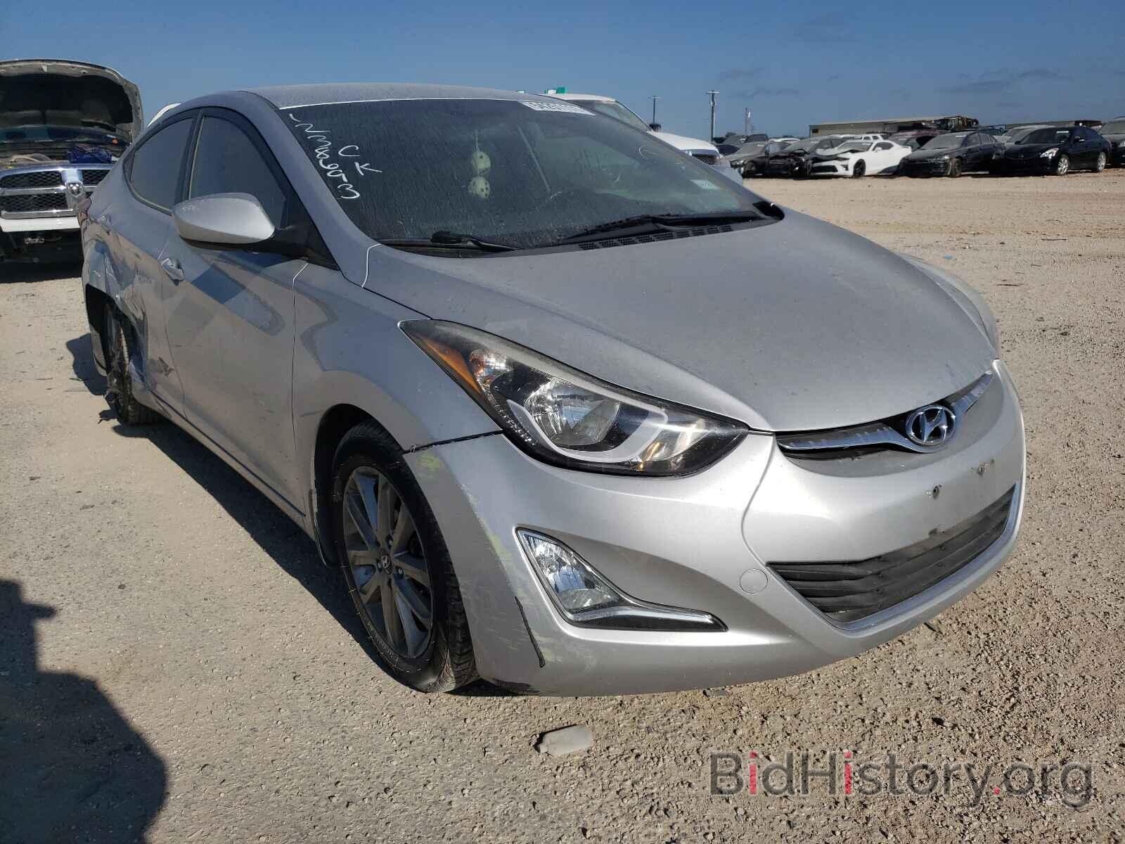 Photo KMHDH4AE6FU237455 - HYUNDAI ELANTRA 2015