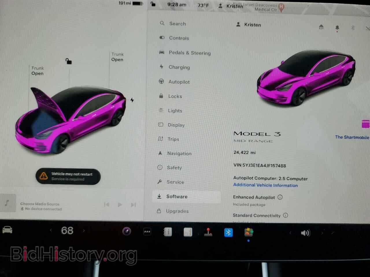2018 TESLA MODEL 3 - VIN: 5YJ3E1EA4JF157488 - Photo 9