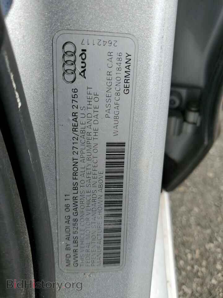 2012 AUDI A6 - VIN: WAUBGAFC8CN018486 - Photo 12