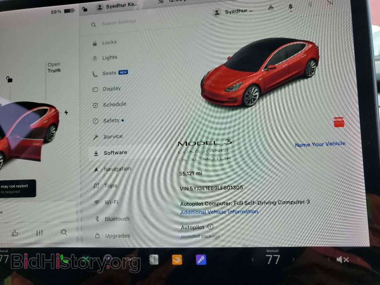2020 TESLA MODEL 3 - VIN: 5YJ3E1EB9LF801305 - Photo 9