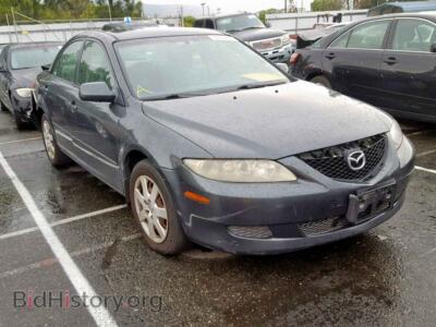2005 Mazda 6 6 I, темно-серый — VIN 1YVFP80C855M76595, Copart