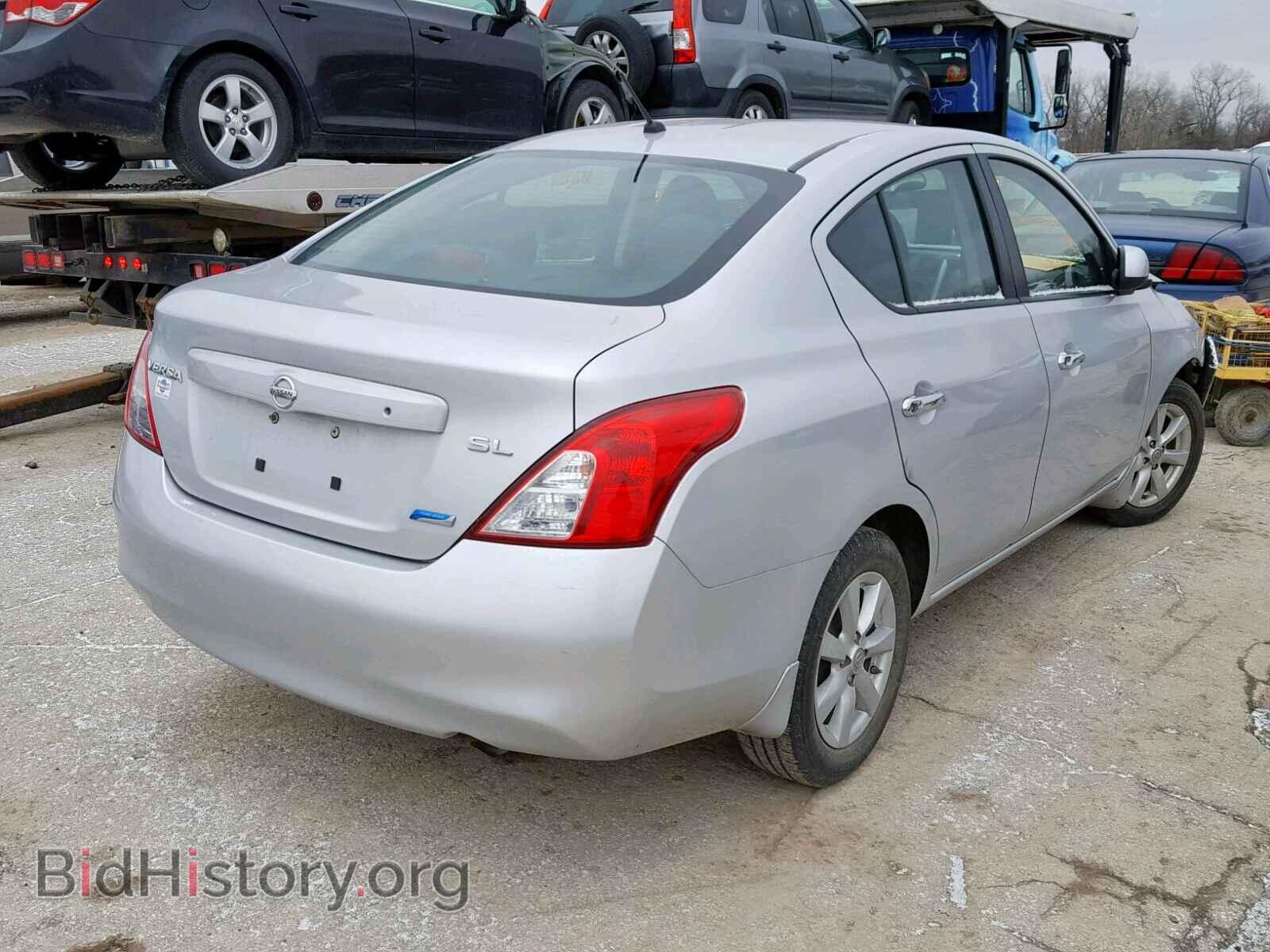 2012 NISSAN VERSA - VIN: 3N1CN7AP2CL908236 - Фото 4