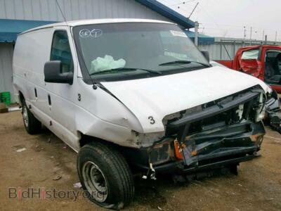 2008 Ford ECONOLINE, белый — VIN 1FTNE24W78DB12655, Copart