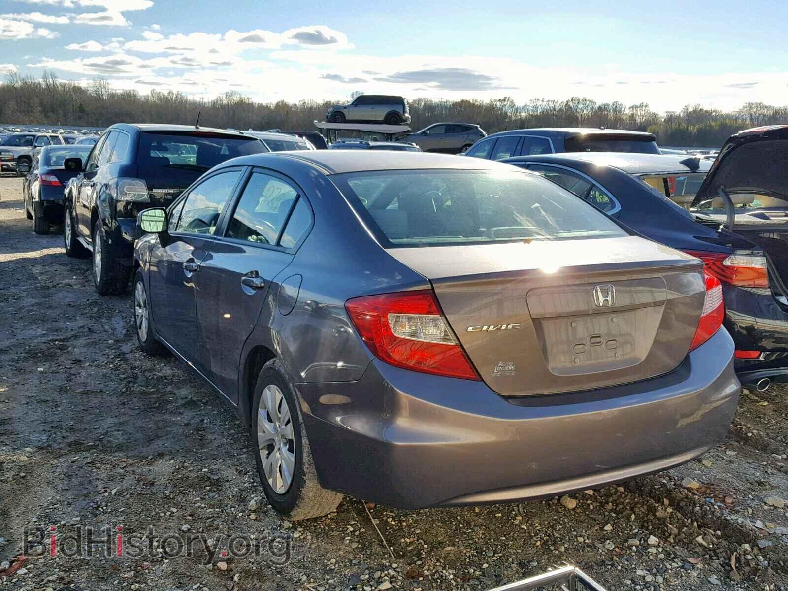 2012 HONDA CIVIC LX - VIN: 2HGFB2F55CH522546 - Фото 3