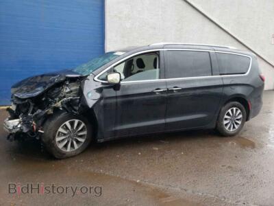 2021 Chrysler PACIFICA Hybrid Touring L, black — VIN 2C4RC1L78MR606090, Copart
