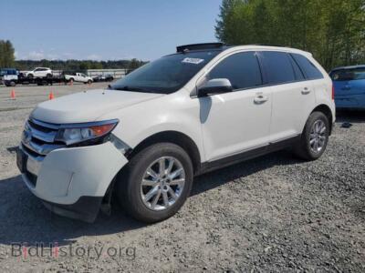 2013 Ford EDGE SEL, белый — VIN 2FMDK3JC0DBC81786, Copart