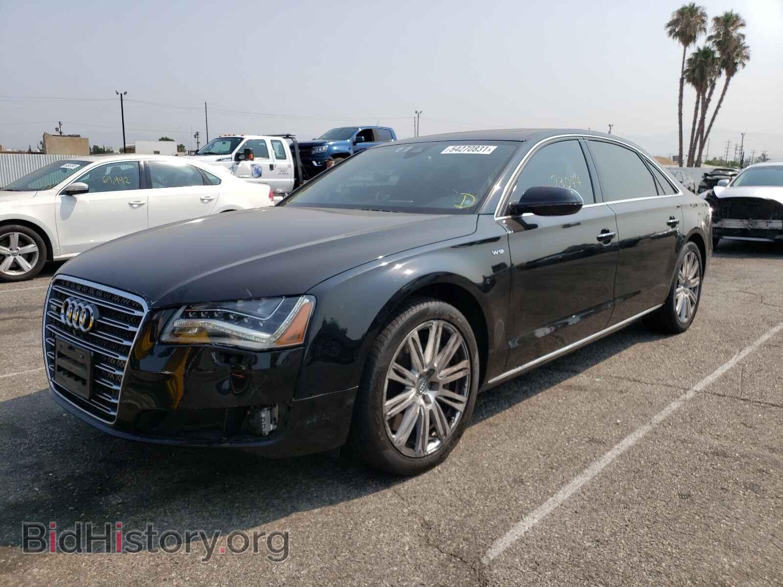 2013 AUDI A8 - VIN: WAUR4AFD0DN005944 - Фото 2