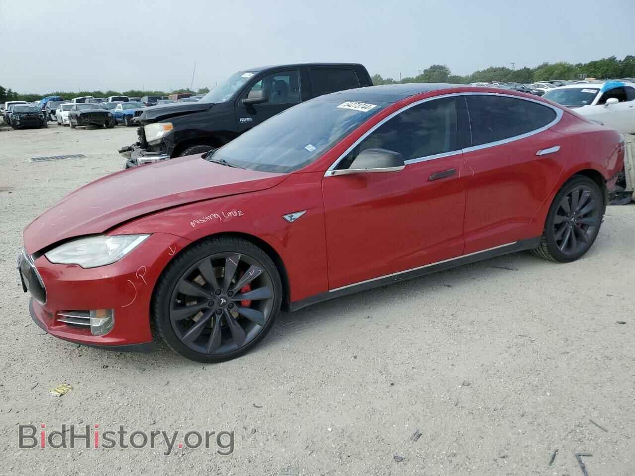 Фотография 5YJSA1H14EFP36568 - TESLA MODEL S 2014