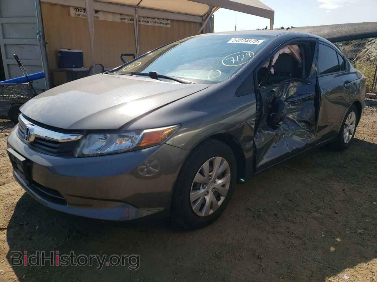 2012 HONDA CIVIC - VIN: 2HGFB2F5XCH601212 - Фото 2