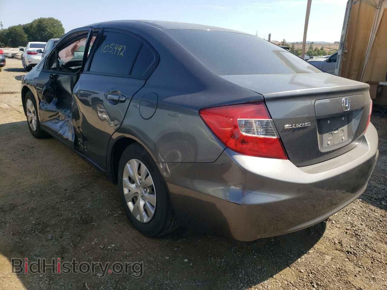 2012 HONDA CIVIC - VIN: 2HGFB2F5XCH601212 - Фото 3