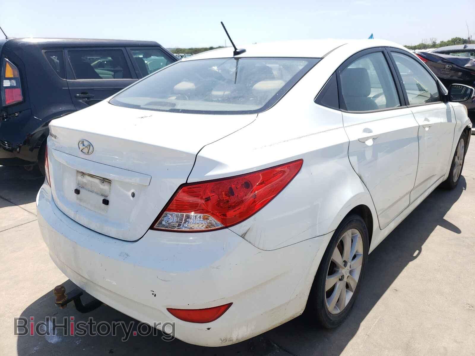 2012 HYUNDAI ACCENT - VIN: KMHCU4AE0CU095980 - Фото 4