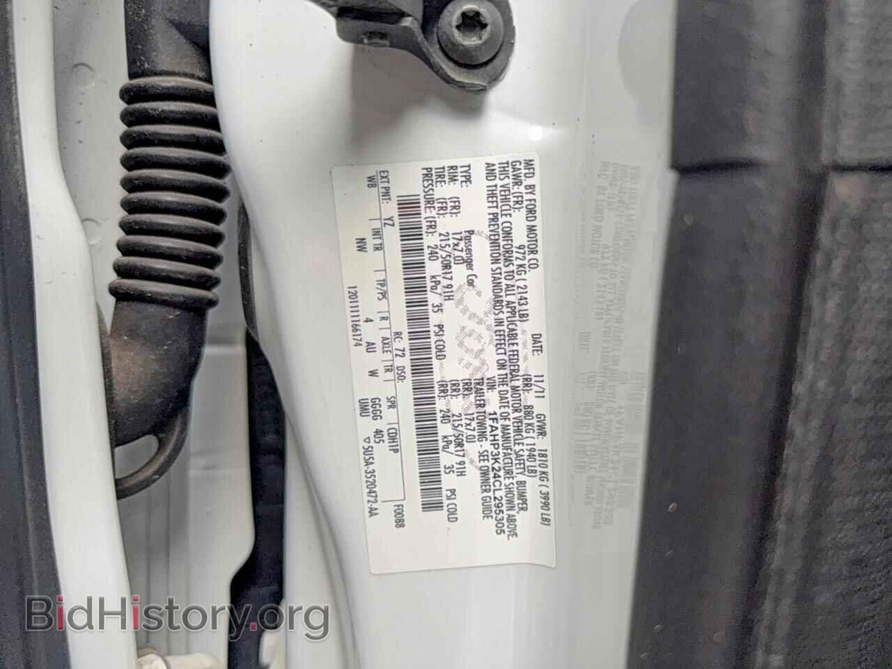 2012 FORD FOCUS - VIN: 1FAHP3K24CL295305 - Photo 10