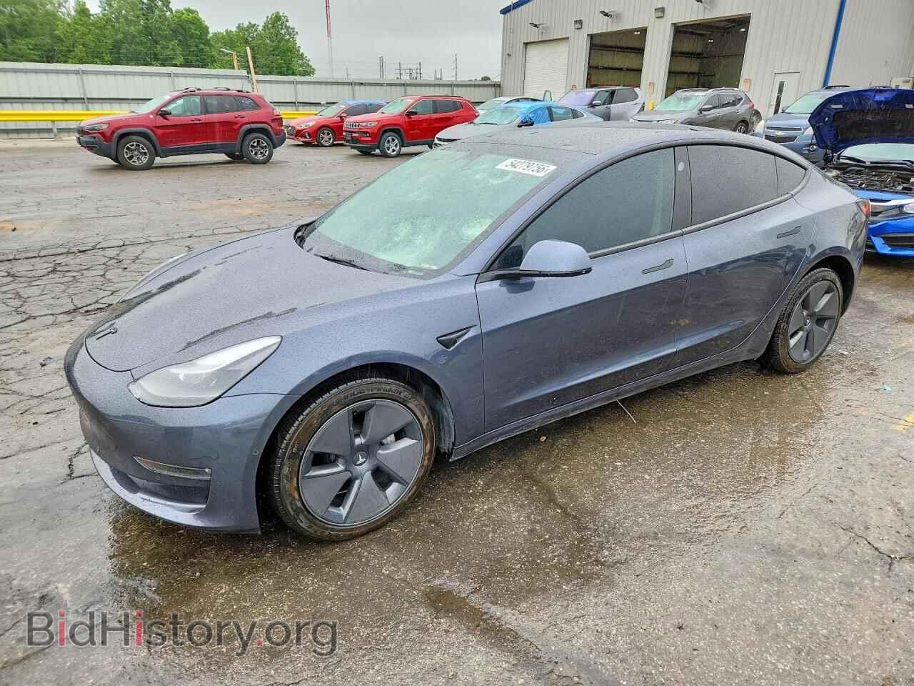 Photo 5YJ3E1EB5NF123767 - TESLA MODEL 3 2022