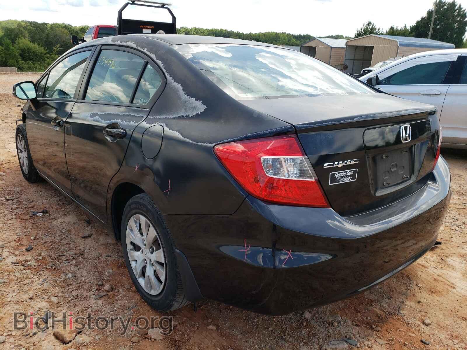 2012 HONDA CIVIC - VIN: 2HGFB2F55CH566286 - Фото 3