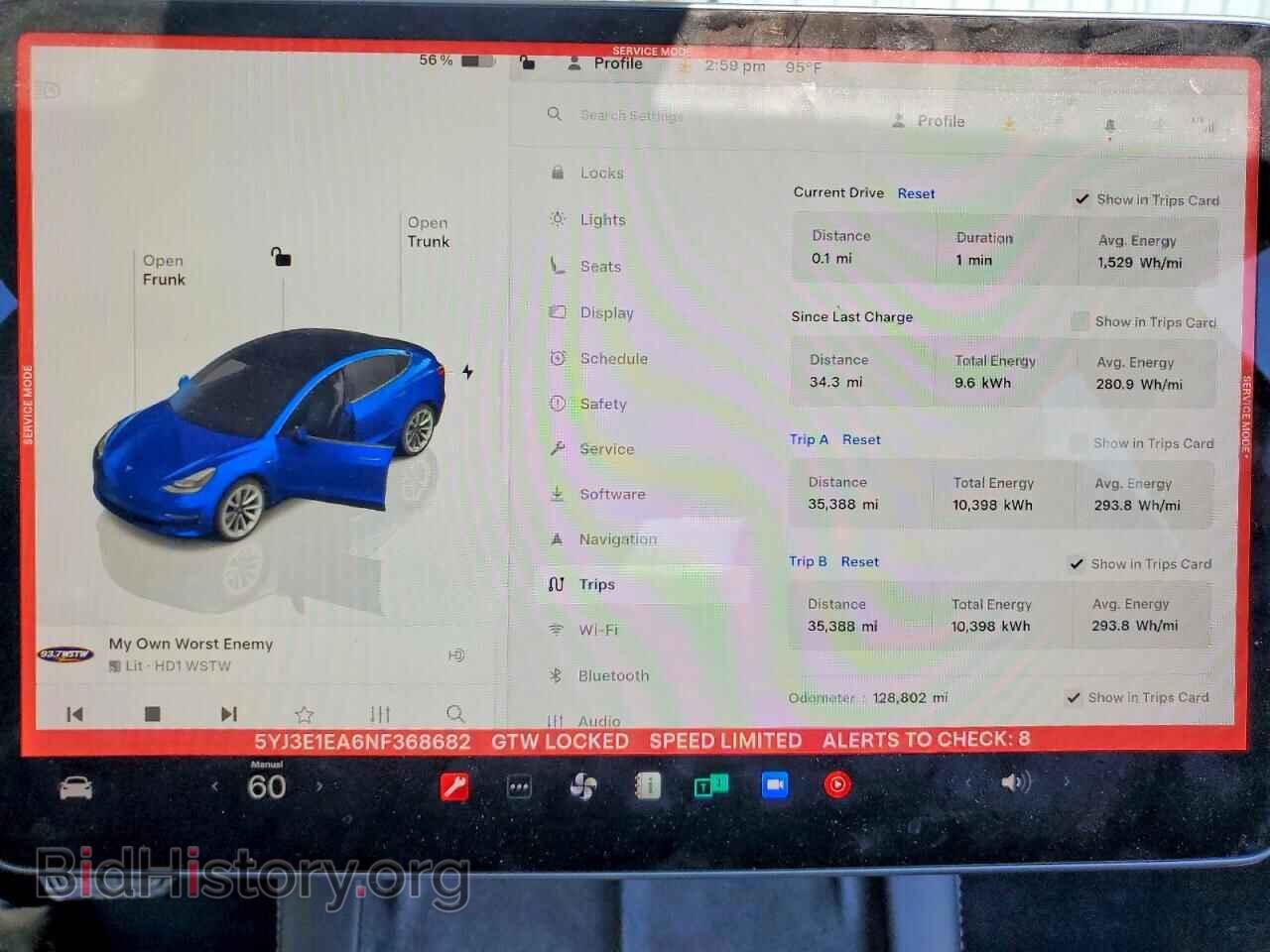 2022 TESLA MODEL 3 - VIN: 5YJ3E1EA6NF368682 - Photo 9