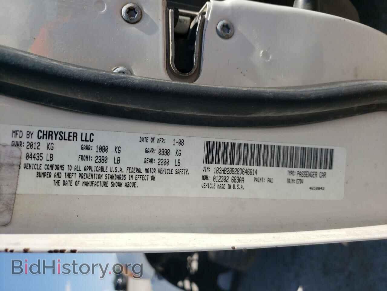 2008 DODGE CALIBER - VIN: 1B3HB28B28D646614 - Photo 10