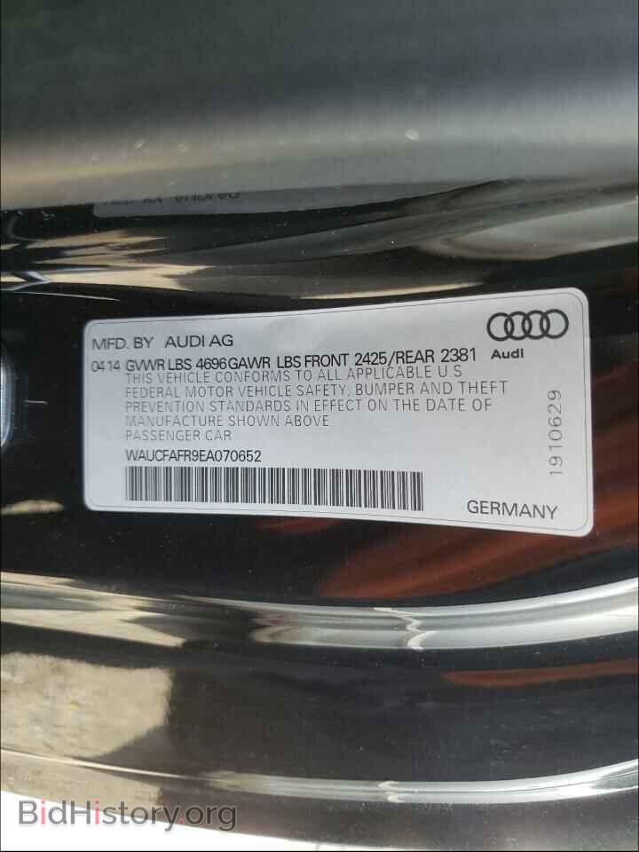 2014 AUDI A5 - VIN: WAUCFAFR9EA070652 - Photo 10