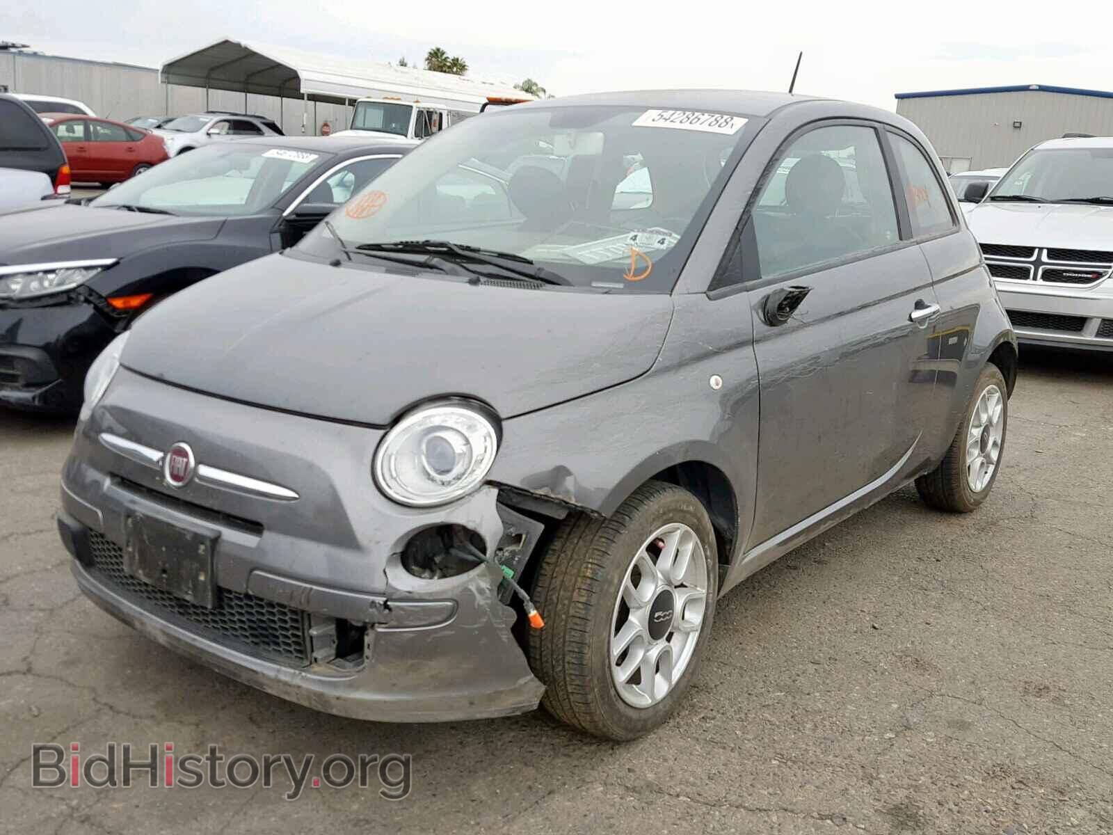 2012 FIAT 500 - VIN: 3C3CFFAR7CT285125 - Фото 2