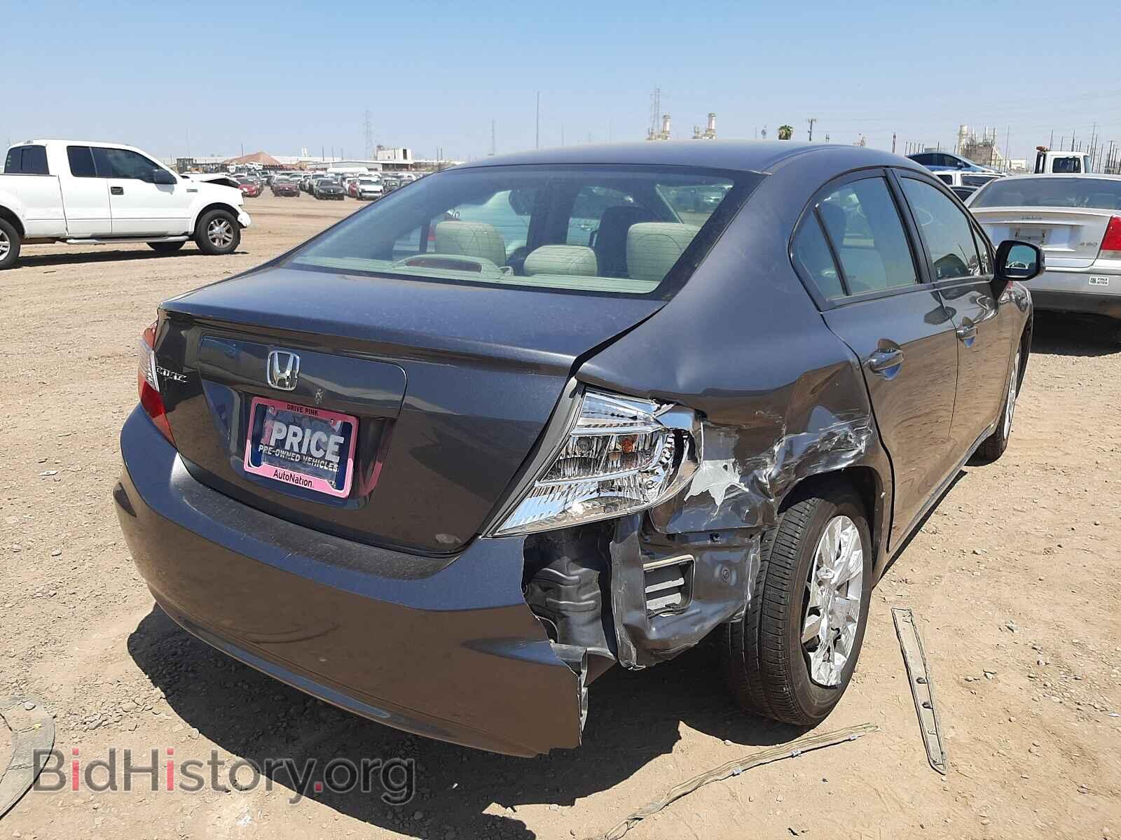 2012 HONDA CIVIC - VIN: 19XFB2F56CE098417 - Фото 4