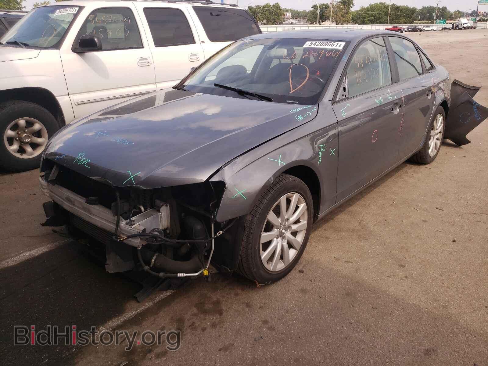 2012 AUDI A4 - VIN: WAUBFAFL0CN004052 - Photo 2