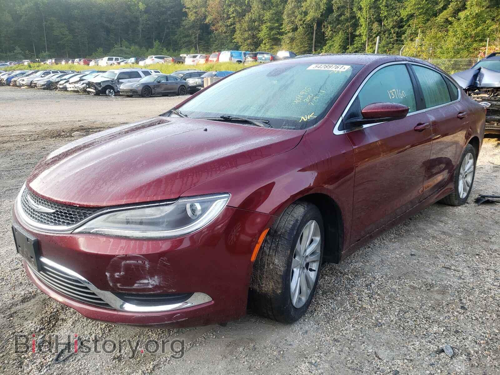 2015 CHRYSLER 200 - VIN: 1C3CCCAB1FN744504 - Фото 2