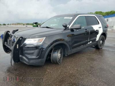 2018 Ford EXPLORER Police Interceptor, черный — VIN 1FM5K8AR0JGB34569, Copart