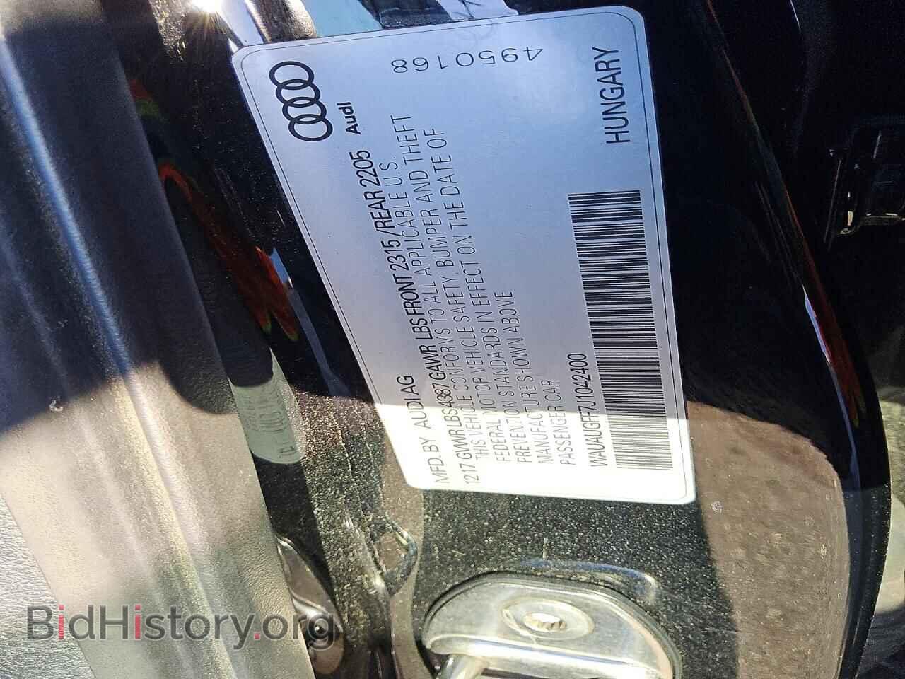 2018 AUDI A3 - VIN: WAUAUGFF7J1042400 - Фото 12