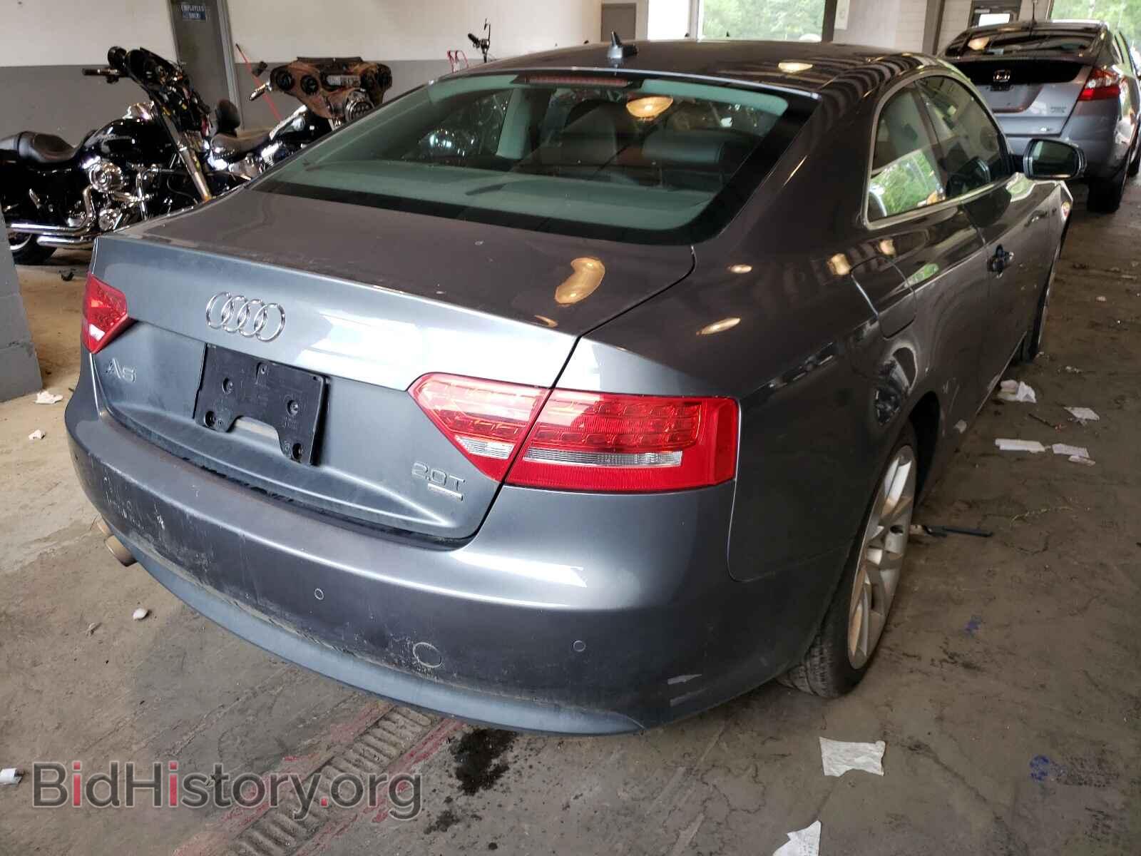 2012 AUDI A5 - VIN: WAULFAFR5CA002684 - Фото 4