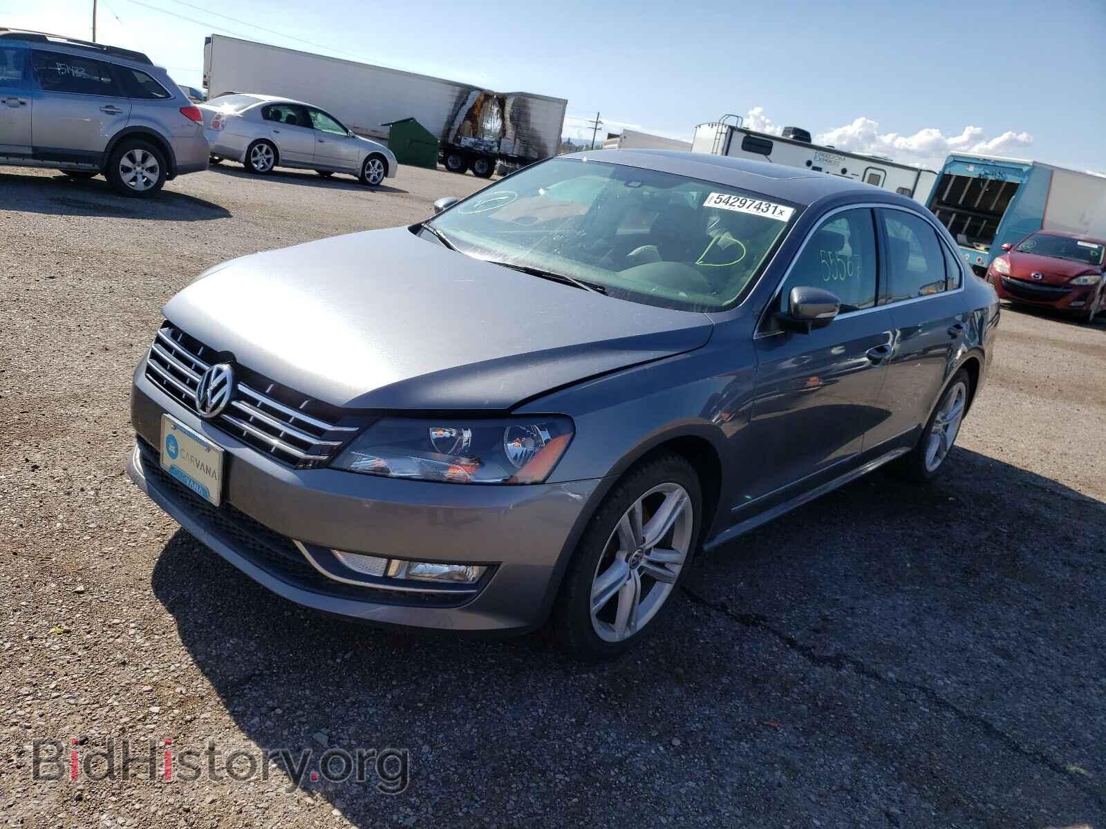 2014 VOLKSWAGEN PASSAT - VIN: 1VWCN7A38EC036084 - Фото 2