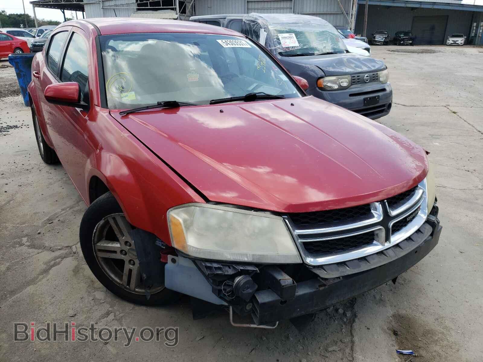 Photo 1C3CDZCB4CN237203 - DODGE AVENGER 2012