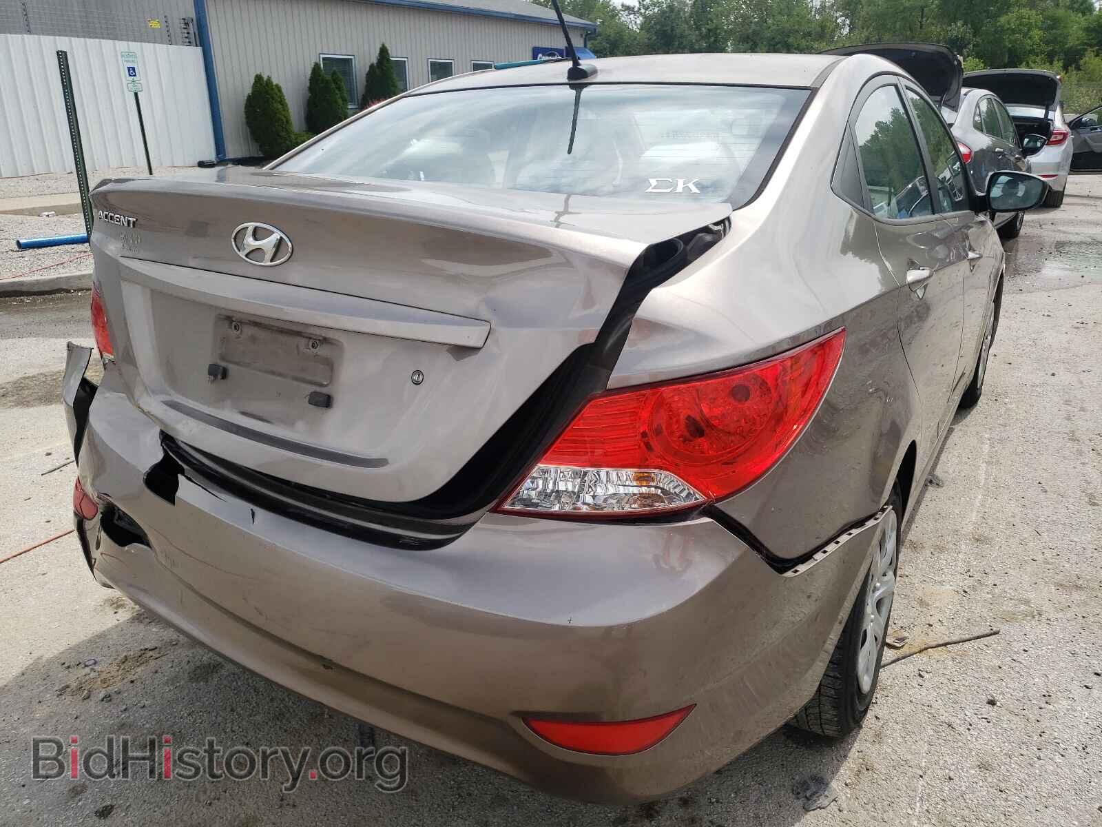 2013 HYUNDAI ACCENT - VIN: KMHCT4AE7DU309996 - Фото 4