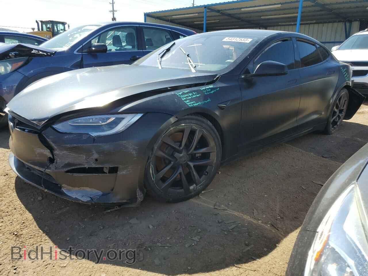 Photo 5YJSA1E50MF436841 - TESLA MODEL S 2021
