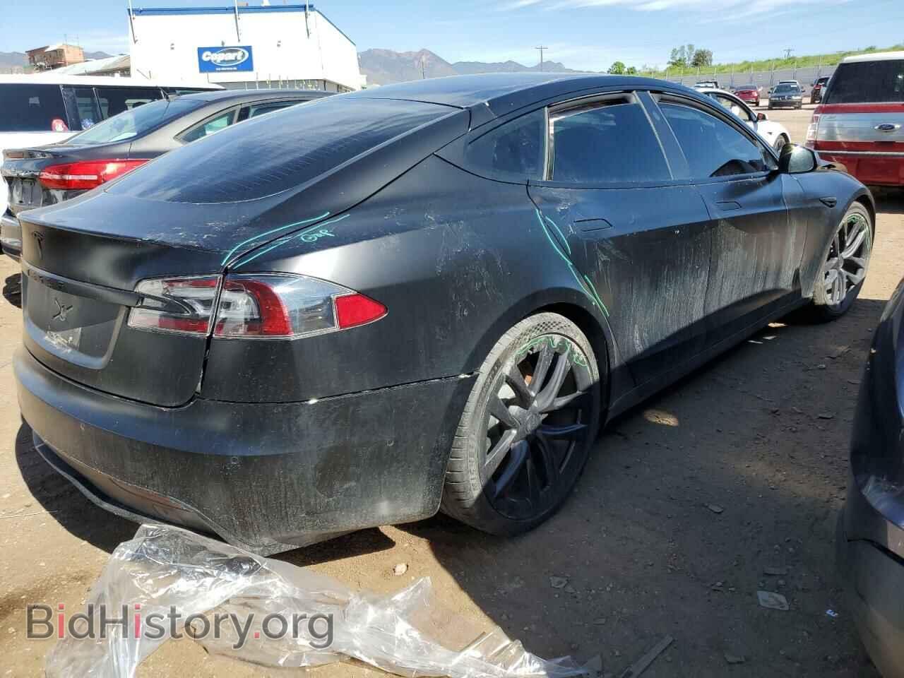2021 TESLA MODEL S - VIN: 5YJSA1E50MF436841 - Фото 3