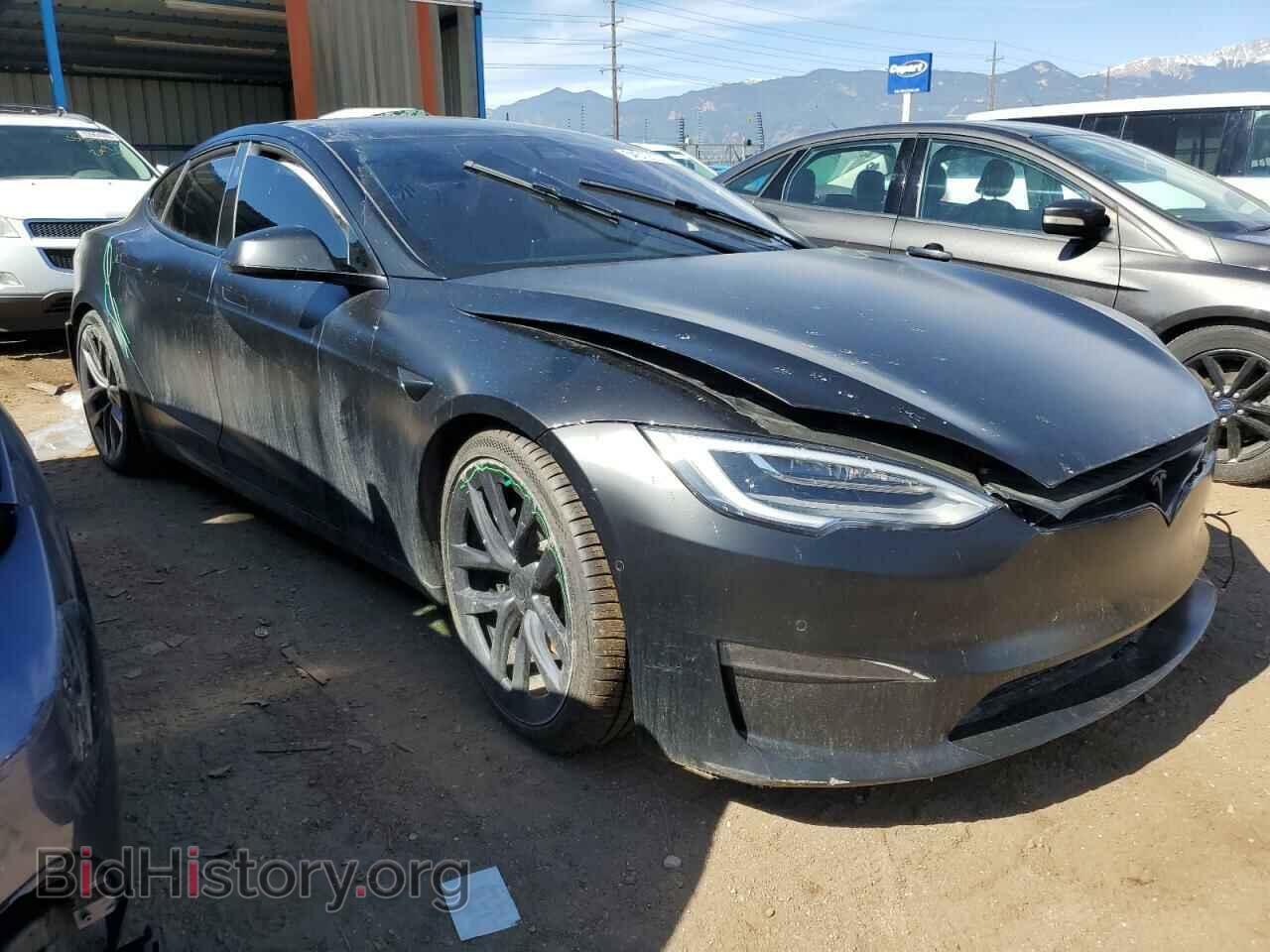 2021 TESLA MODEL S - VIN: 5YJSA1E50MF436841 - Фото 4