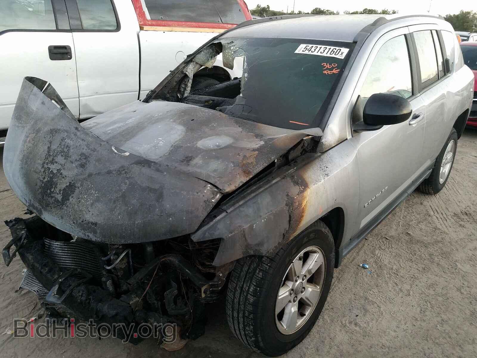 2014 JEEP COMPASS - VIN: 1C4NJCBA4ED844536 - Фото 2