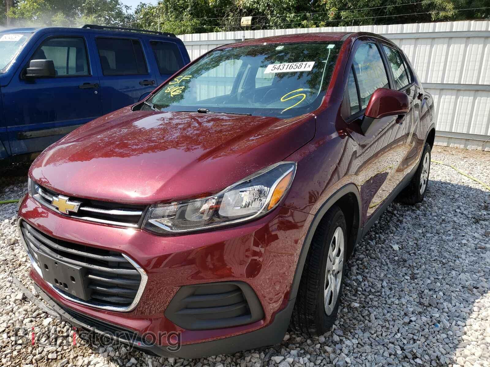 2017 CHEVROLET TRAX - VIN: 3GNCJKSB3HL233154 - Фото 2