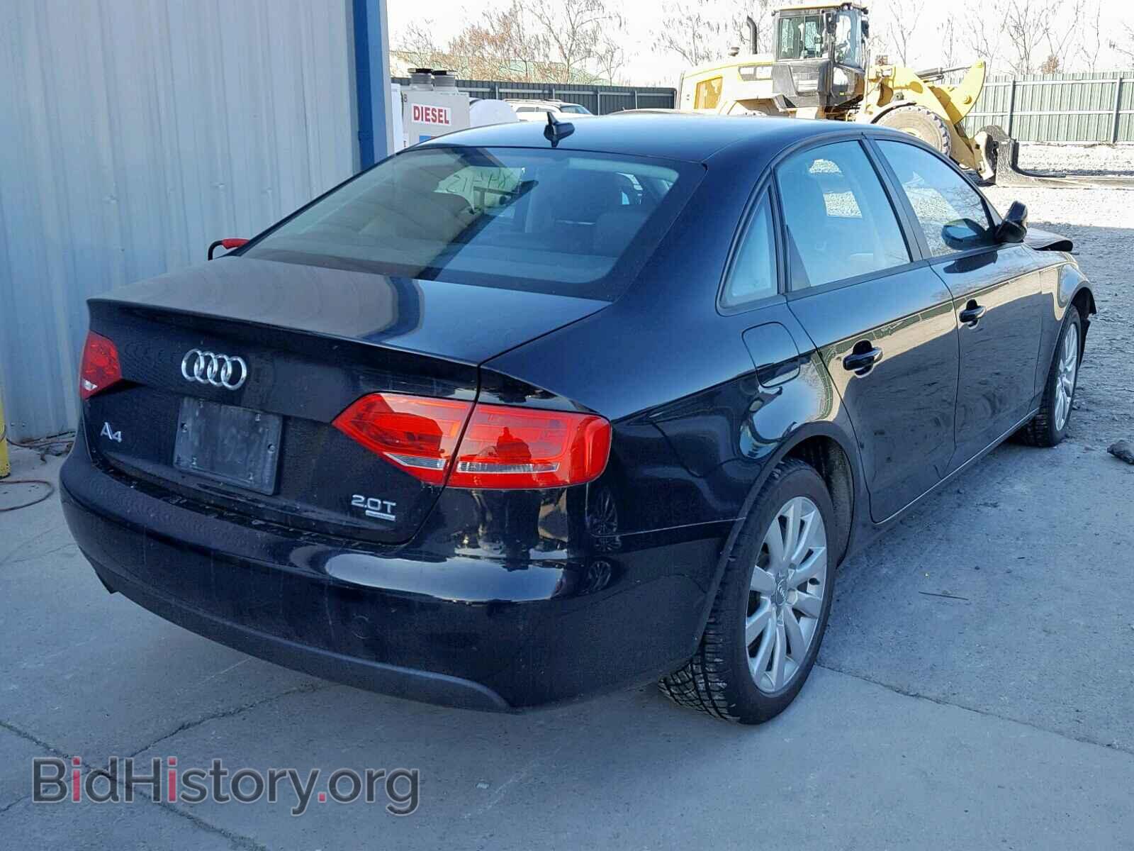 2012 AUDI A4 - VIN: WAUBFAFL7CA093545 - Photo 4
