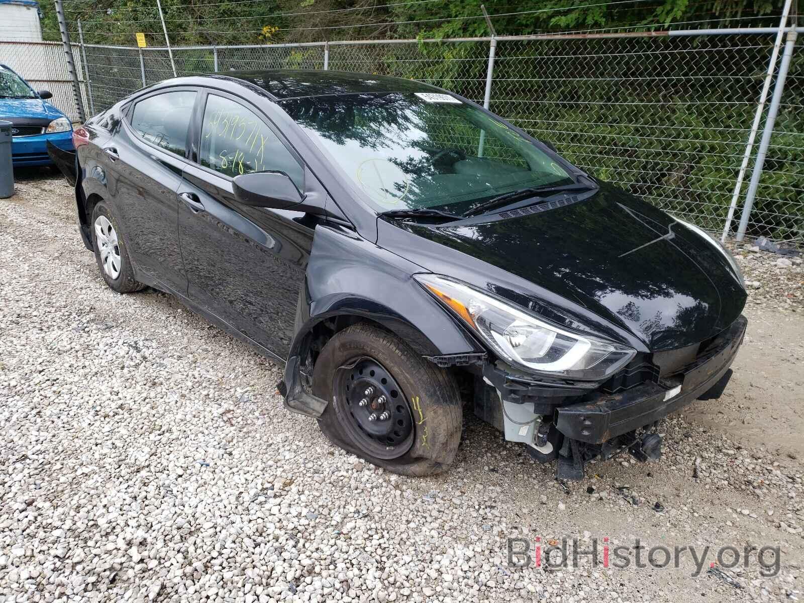 Фотография 5NPDH4AE4GH669056 - HYUNDAI ELANTRA 2016