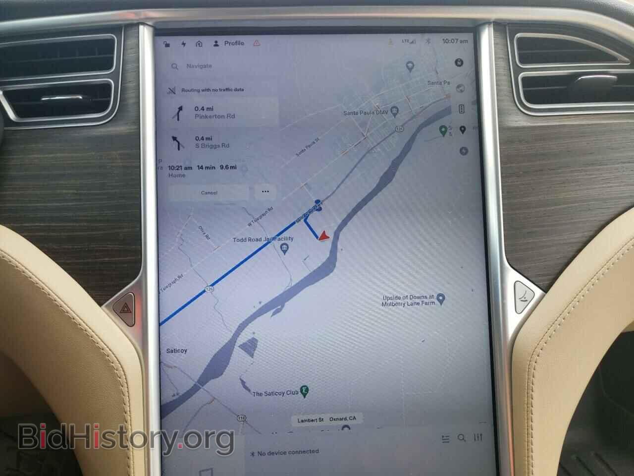2015 TESLA MODEL S - VIN: 5YJSA1H26FFP70764 - Photo 9