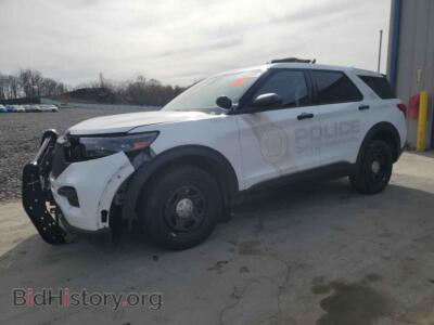 2023 Ford EXPLORER Police Interceptor, белый — VIN 1FM5K8AB3PGC20471, Copart