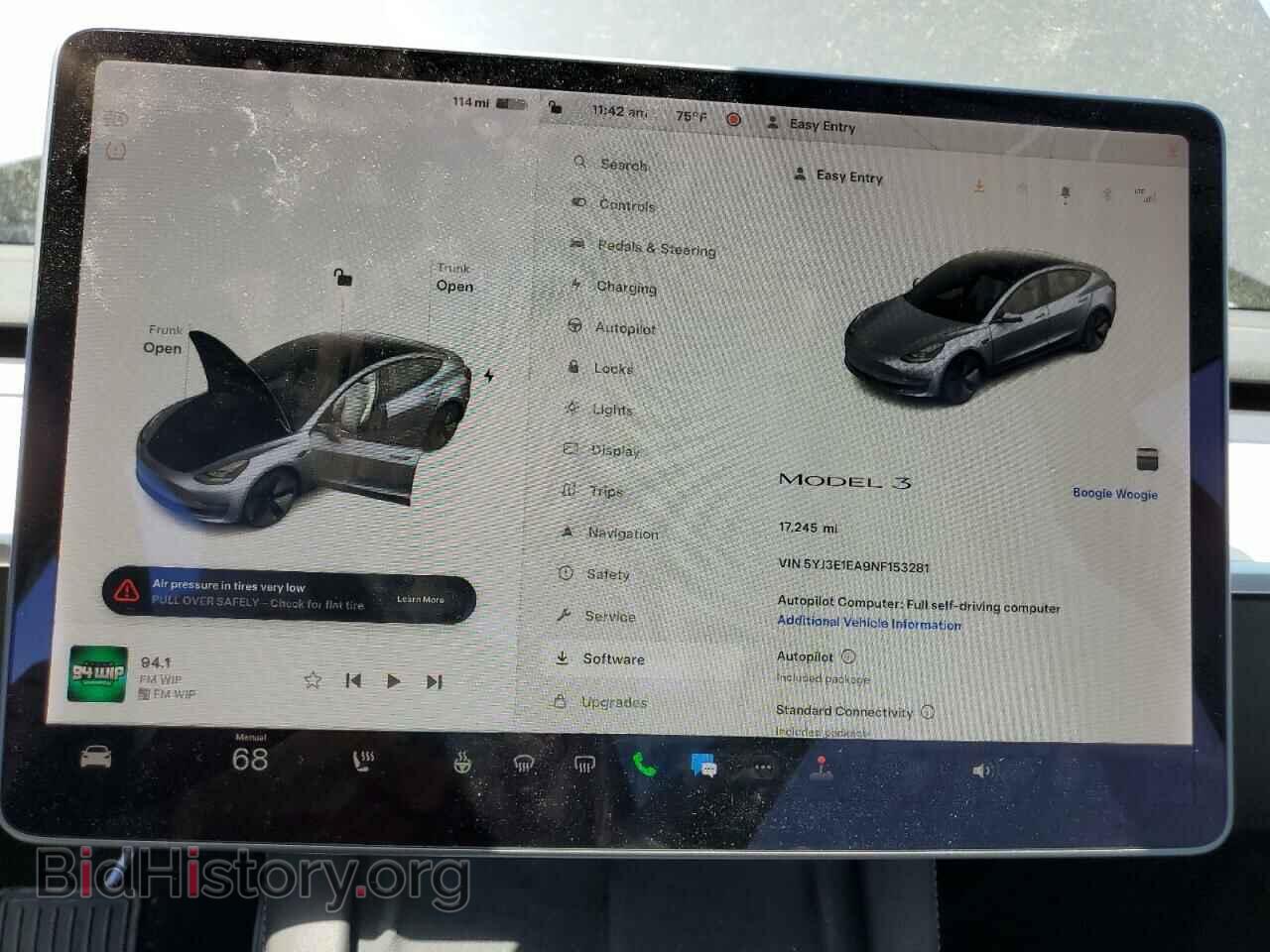 2022 TESLA MODEL 3 - VIN: 5YJ3E1EA9NF153281 - Фото 9