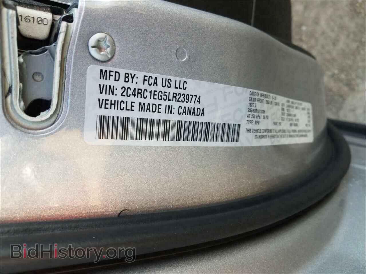2020 CHRYSLER PACIFICA - VIN: 2C4RC1EG5LR239774 - Photo 10
