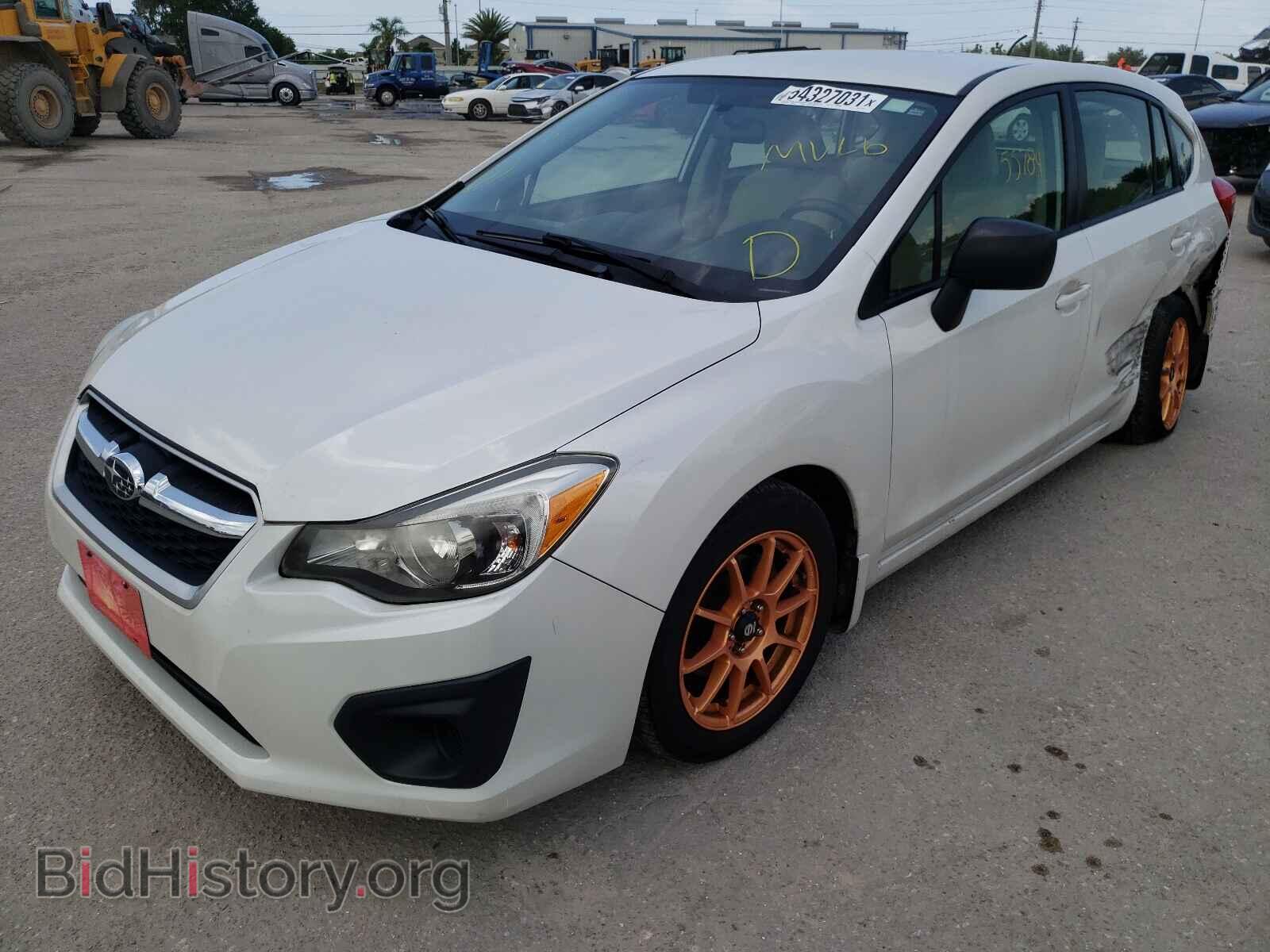 2012 SUBARU IMPREZA - VIN: JF1GPAA61CH205227 - Фото 2